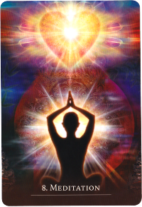 №8.  MEDITATION ～ 瞑想～【The Secret Language of Light】カード解説（シークレット・ランゲージ・オブ・ライト オラクル シリーズ8）