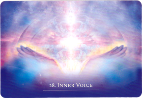 №28. INNER VOICE ～内なる声～【The Secret Language of Light】カード解説（シークレット・ランゲージ・オブ・ライト オラクル シリーズ28）