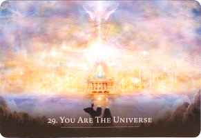 №29. YOU ARE THE UNIVERSE ～あなたは宇宙～【The Secret Language of Light】カード解説（シークレット・ランゲージ・オブ・ライト オラクル シリーズ29）