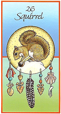 №26. Squirrel  ～リス ～【Medicine Cards】カード解説（メディスン・カード）