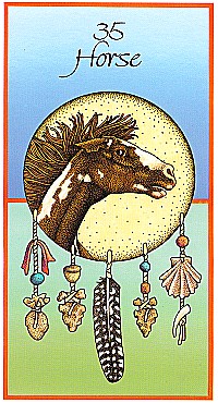 №35. Horse  ～ウマ（馬）～【Medicine Cards】カード解説（メディスン・カード）