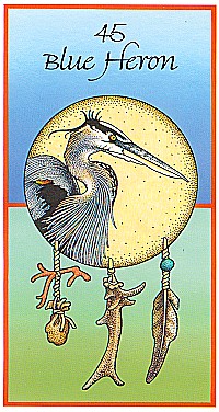 №45. Blue Heron  ～アオサギ ～【Medicine Cards】カード解説（メディスン・カード）