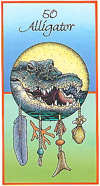 №50. Alligator  ～アリゲーター（ワニ）～【Medicine Cards】カード解説（メディスン・カード）